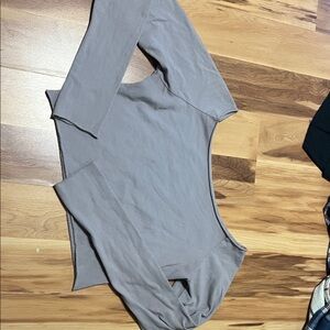 Brandy Melville mauve Long Sleeve Top